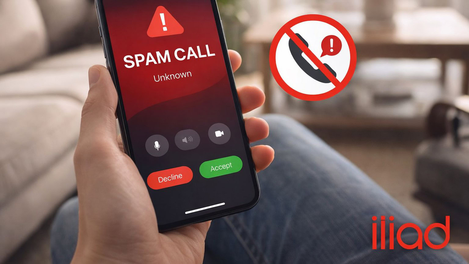 Iliad vi permette di evitare chiamate SPAM fastidiose, ecco come