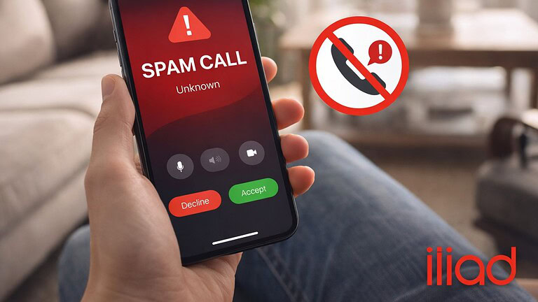 Iliad vi permette di evitare chiamate SPAM fastidiose, ecco come