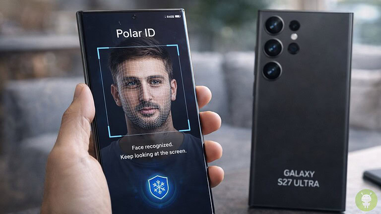 Samsung riporterà il riconoscimento del volto Polar ID con Galaxy S27 Ultra