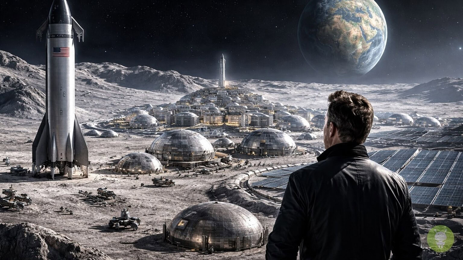 Elon Musk cambia rotta: sulla Luna una città autosufficiente in meno di 10 anni