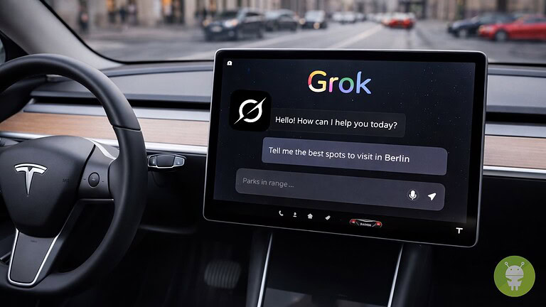 Grok sbarca sulle Tesla in Europa, ora è ufficiale