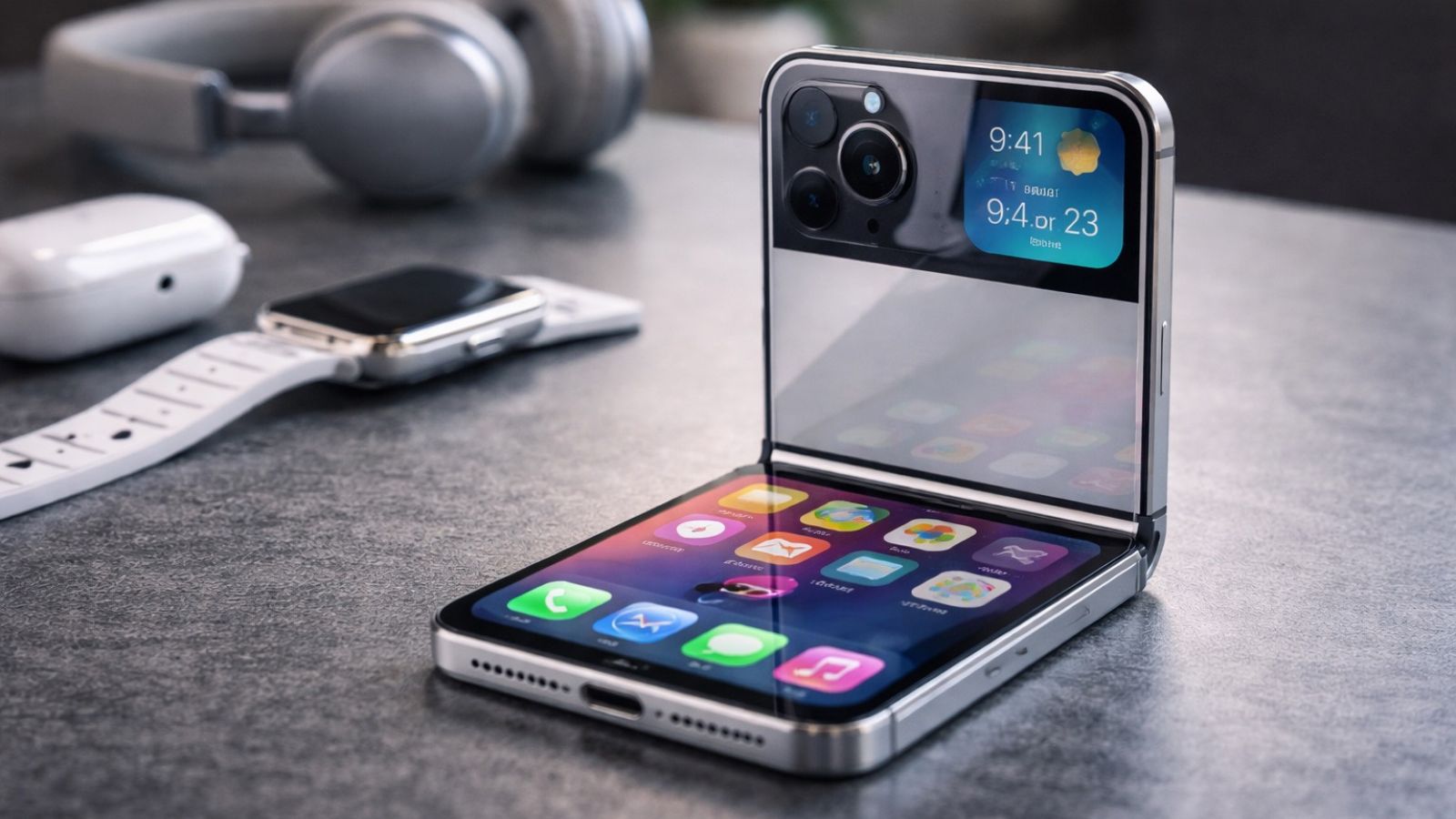 Apple pensa ad un altro pieghevole, ecco un iPhone a conchiglia