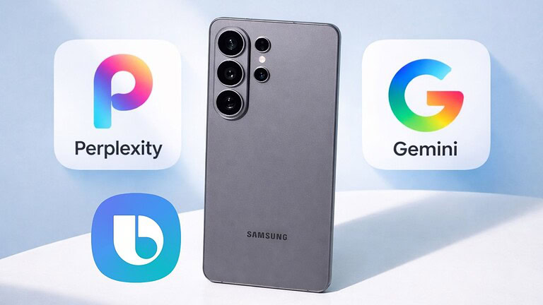 Samsung Galaxy S26: l'assistente AI lo scegli tu tra Perplexity, Bixby e Gemini