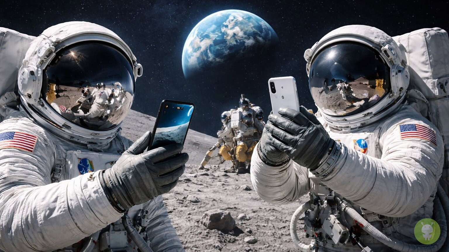 NASA: gli astronauti pronti a portare gli smartphone sulla Luna