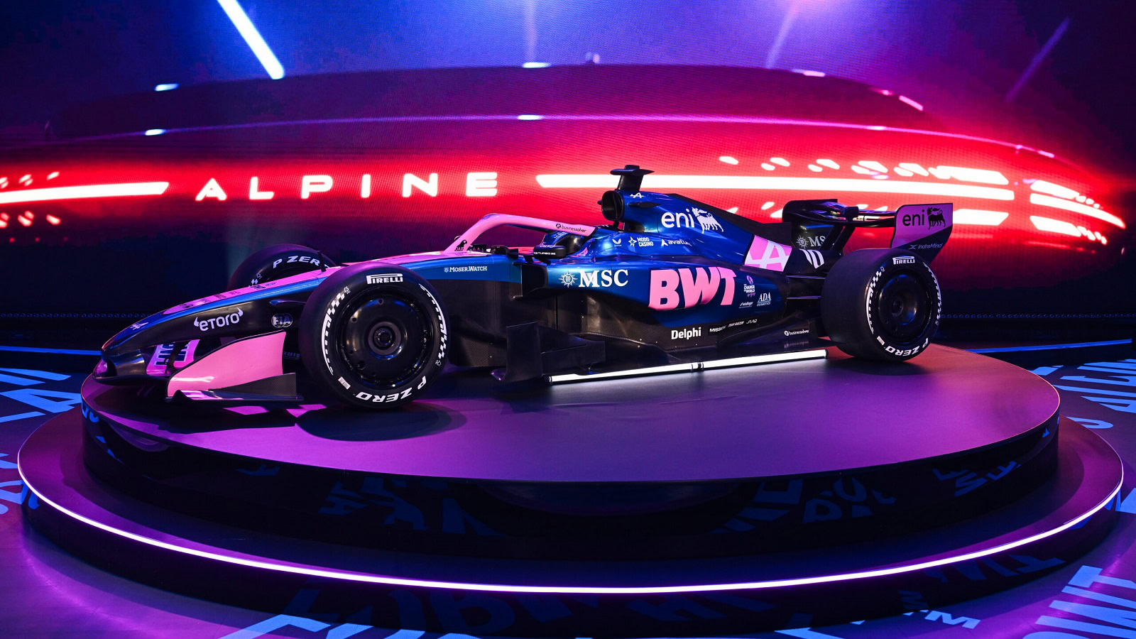 Alpine, Formula 1, MSC Crociere, MSC World Europa