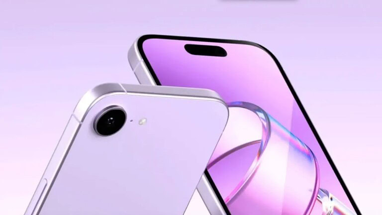 Apple. iPhone 17e, render