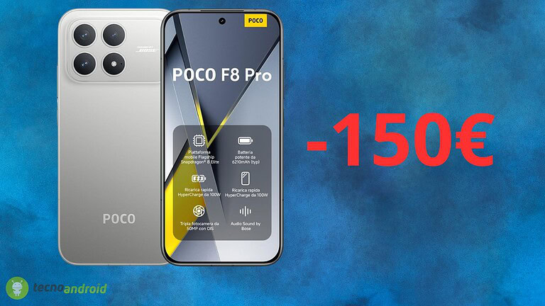 POCO F8 Pro: acquistatelo subito su Amazon con lo sconto di 150 euro
