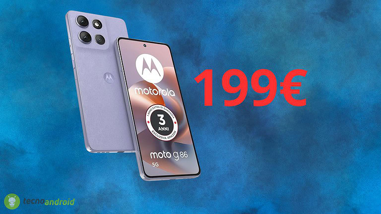 Amazon, offerta spettacolare sul Motorola Moto G86