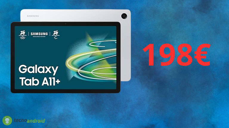 Samsung Galaxy Tab A11+ costa meno di 200 euro su Amazon, ma per poco tempo