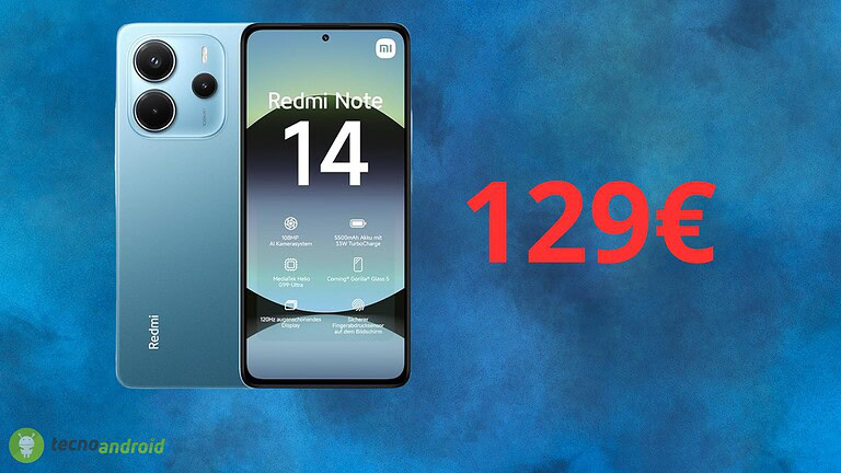 Amazon incredibile con lo sconto da non perdere sul Redmi Note 14