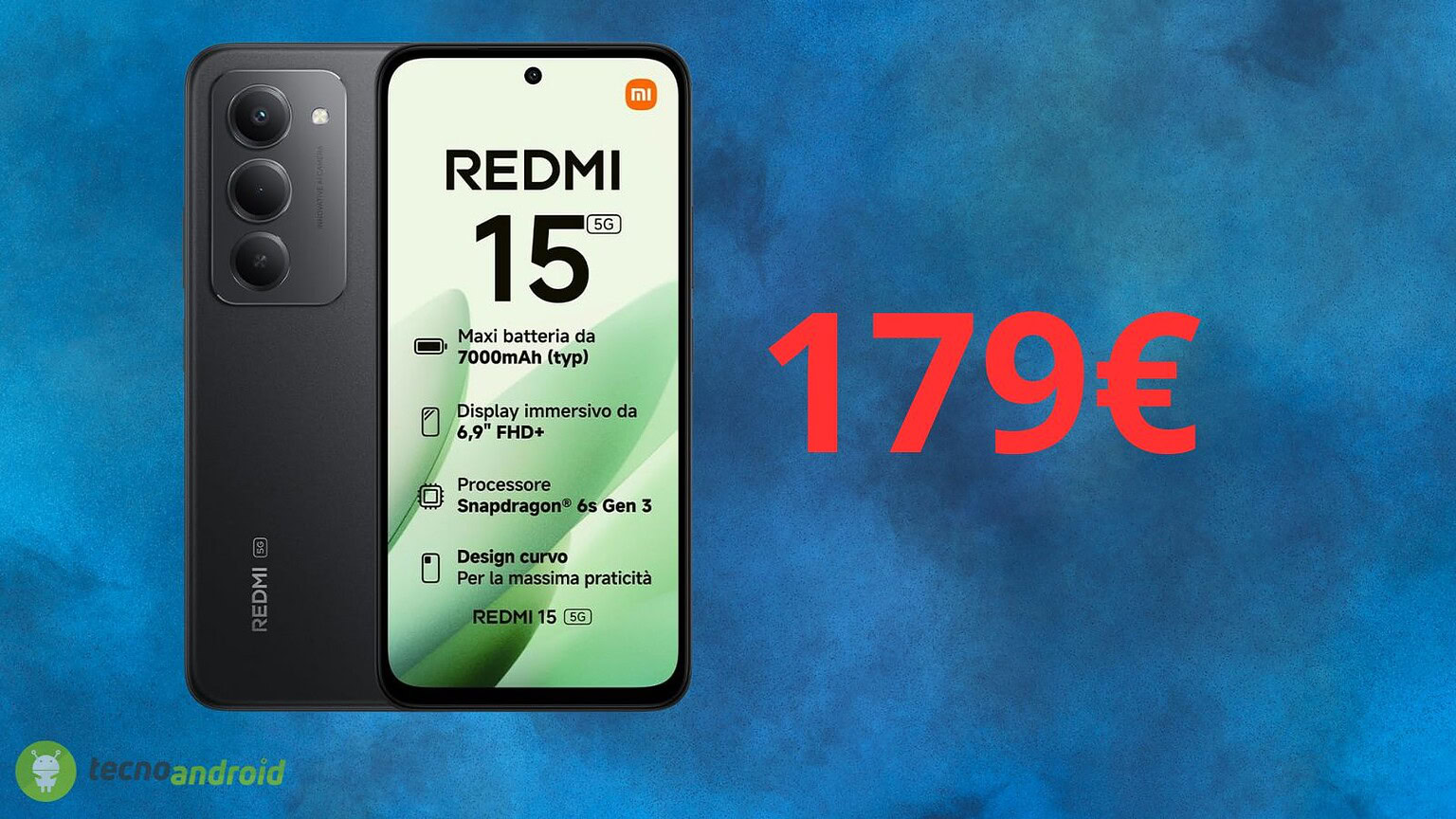 Xiaomi Redmi 15: sconto e prezzo RIDICOLI oggi su Amazon