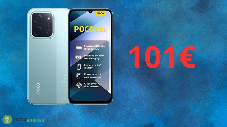 POCO C85 è in offerta a 100 euro: Amazon impazzisce con il nuovo sconto