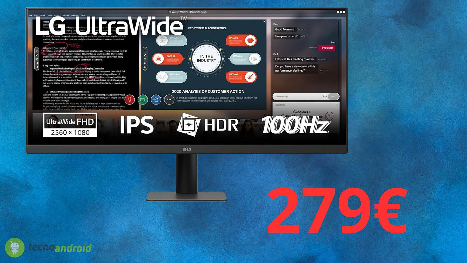 Monitor Ultrawide LG 29U511A: la promo infinita con sconto assurdo su Amazon