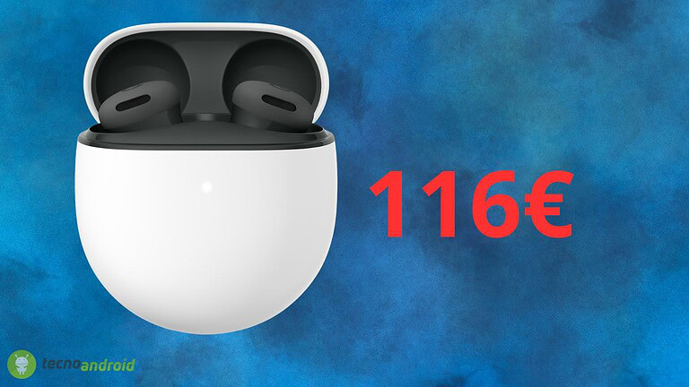 Google Pixel Buds 2a in offerta su Amazon: auricolari wireless con ANC e 20 ore di autonomia