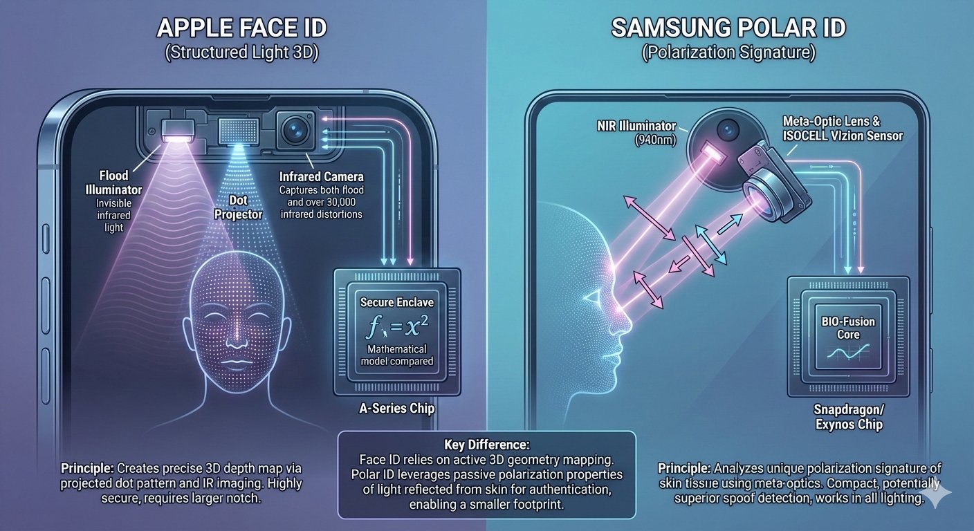 Samsung riporterà il riconoscimento del volto Polar ID con Galaxy S27 Ultra Samsung riporterà il riconoscimento del volto Polar ID con Galaxy S27 Ultra