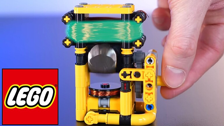 Passione LEGO, il motore da 4.000 rpm che corre grazie ai magneti