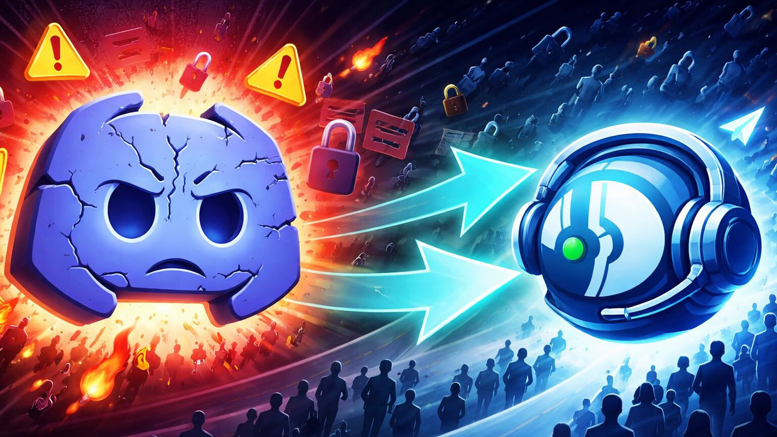 Da Discord a TeamSpeak: la grande migrazione degli utenti tra le piattaforme