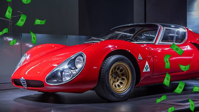 Alfa Romeo 33 Stradale, il caso dell’auto fantasma da 33 milioni rivenduta per 10 euro