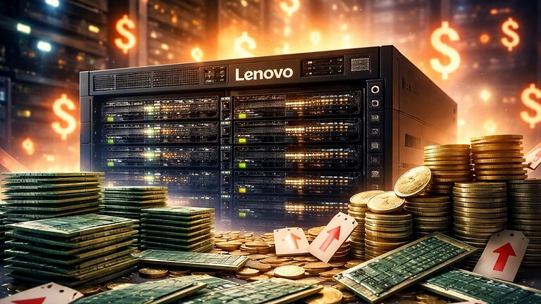 Lenovo alza ancora i prezzi: la crisi delle memorie non da scampo