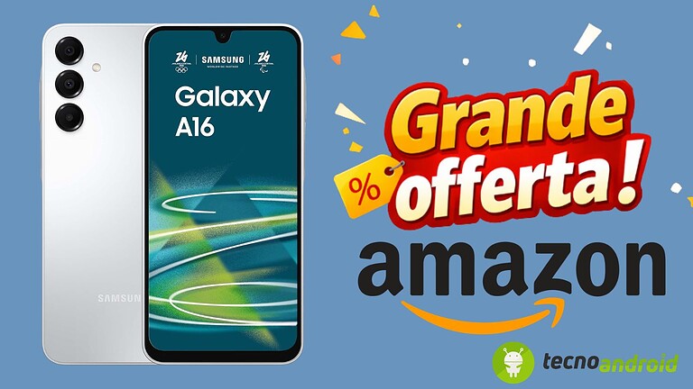 Samsung Galaxy A16 ora in sconto su Amazon: il costo è imperdibile