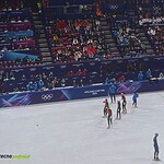 Short track curling