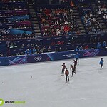 Short track curling