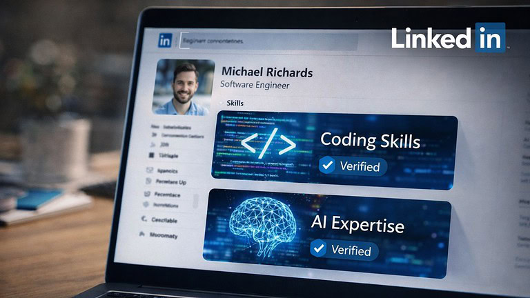 LinkedIn: si potrà mostrare bravura nel coding e sulle competenze AI