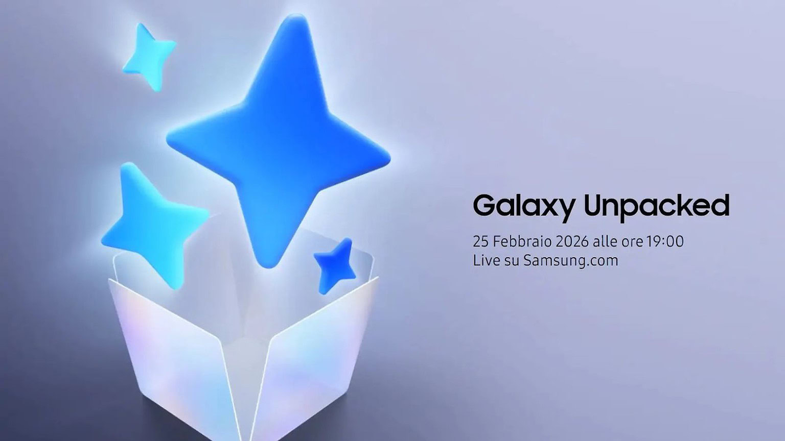 Samsung Galaxy S26, Unpacked: come vedere in diretta l'evento di lancio