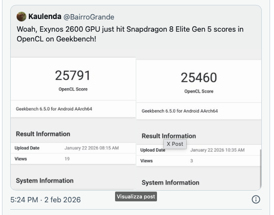 Exynos 2600 Exynos 2600