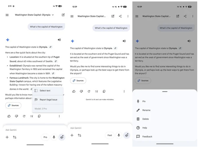 Google Gemini Aggiornamento iOS Android