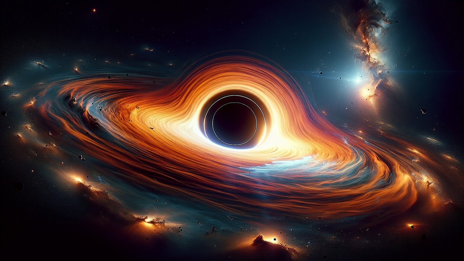Via Lattea il cuore nascosto di materia oscura che sfida il buco nero