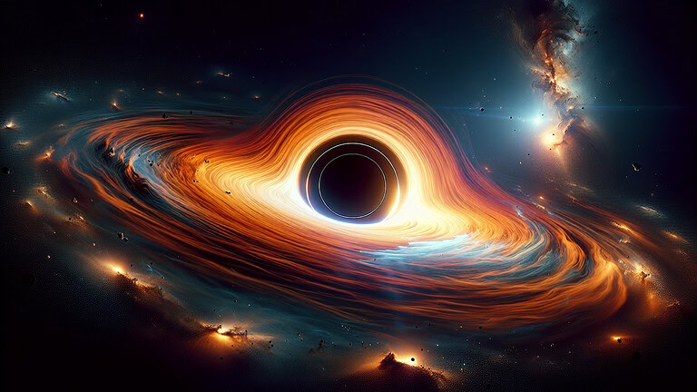Via Lattea il cuore nascosto di materia oscura che sfida il buco nero