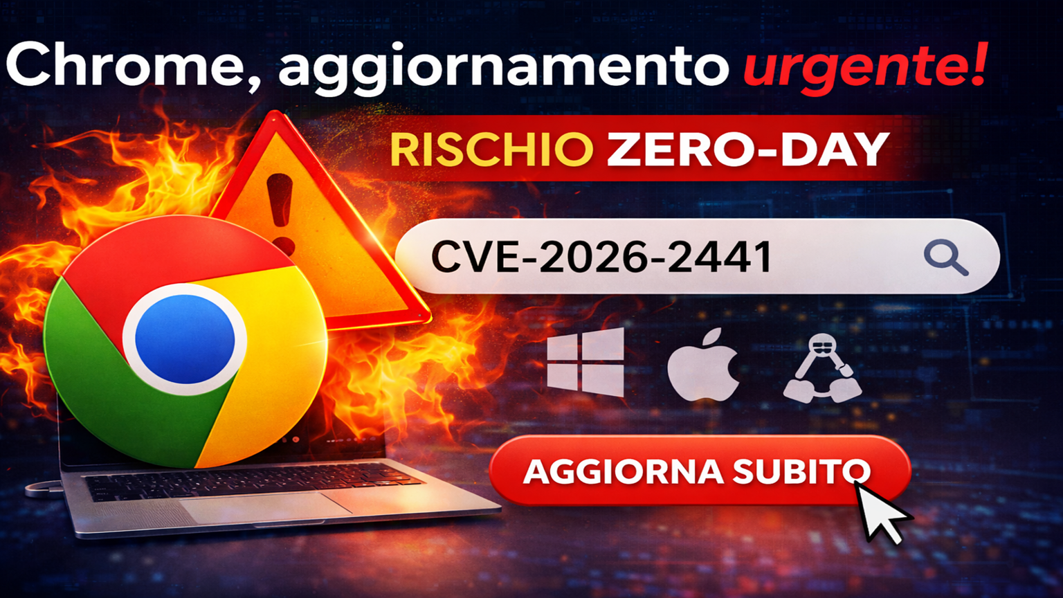 google chrome vulnerabilità