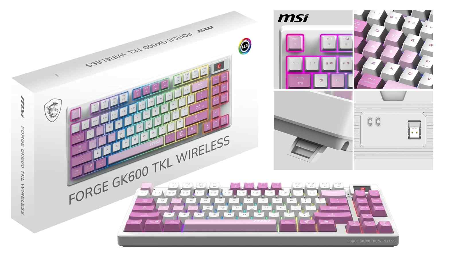 La MSI Forge GK600 TKL Wireless unisce compattezza, tripla connessione, autonomia e design curato per lavoro e gaming.
