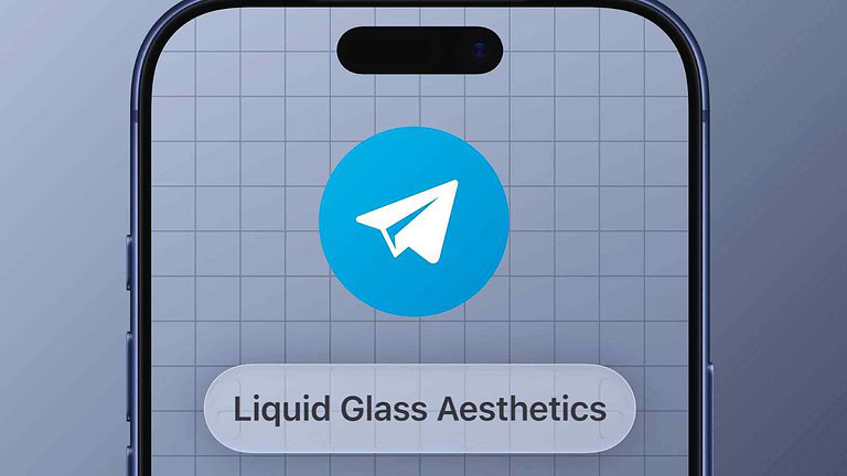 Telegram 12.4 porta su Android il design Liquid Glass di iOS, con barre trasparenti, menu semplificati e interfaccia più moderna.