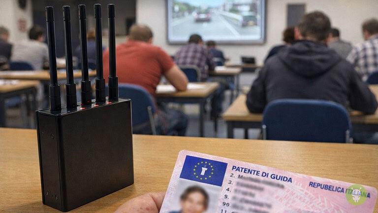 Esame patente: arrivano i jammer in aula per i furbi, ecco cosa cambia