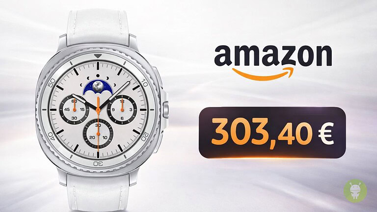 Samsung Galaxy Watch8 Classic al minimo storico: costa quasi la metà