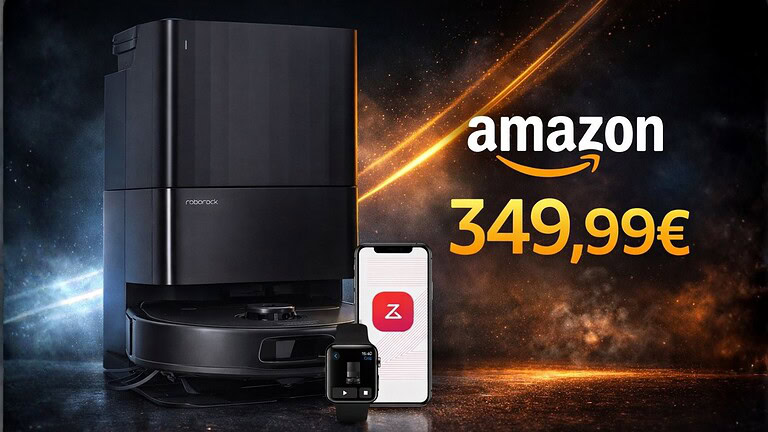 Amazon: il robot aspirapolvere Roborock QV 35A al prezzo più basso di sempre