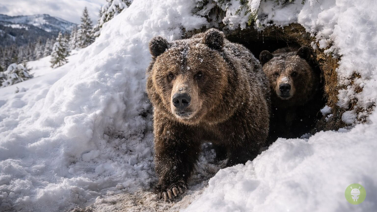 Orsi grizzly escono dal letargo in anticipo a Yellowstone: il motivo