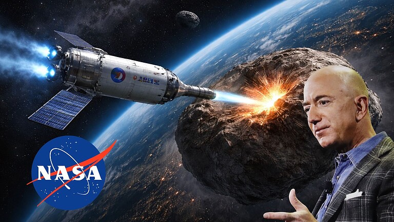 NASA e Jeff Bezos a difesa della Terra: il sistema per deviare gli asteroidi