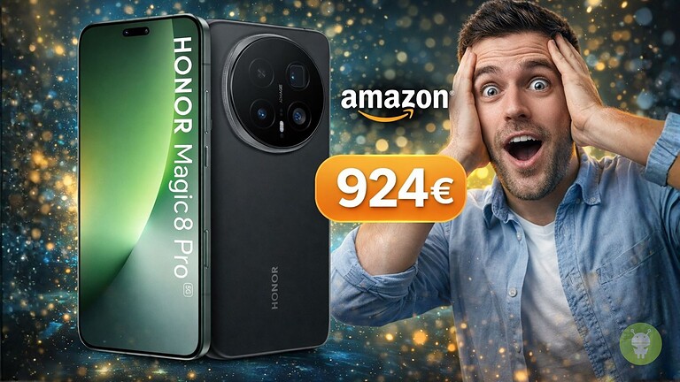 HONOR Magic 8 Pro crolla di prezzo su Amazon: nuovo minimo storico