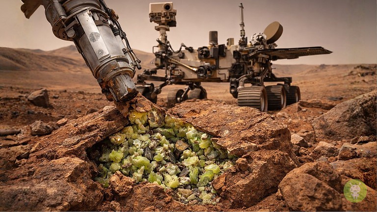 Marte, il Rover Curiosity spacca una roccia: ecco cosa ha trovato dentro | FOTO