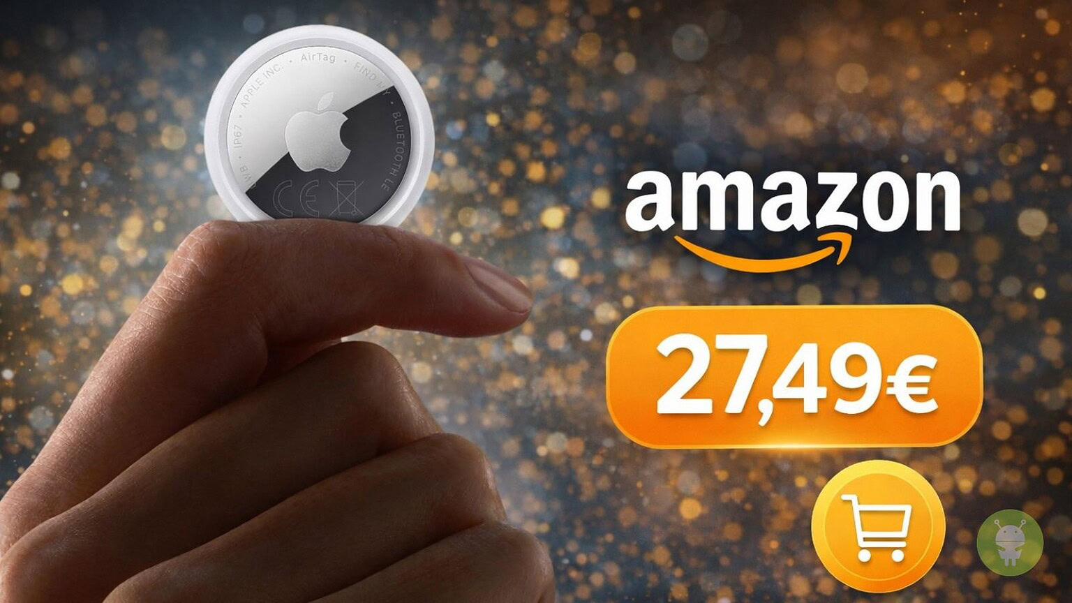 Apple AirTag 2 su Amazon a soli 27,49 euro: è minimo storico