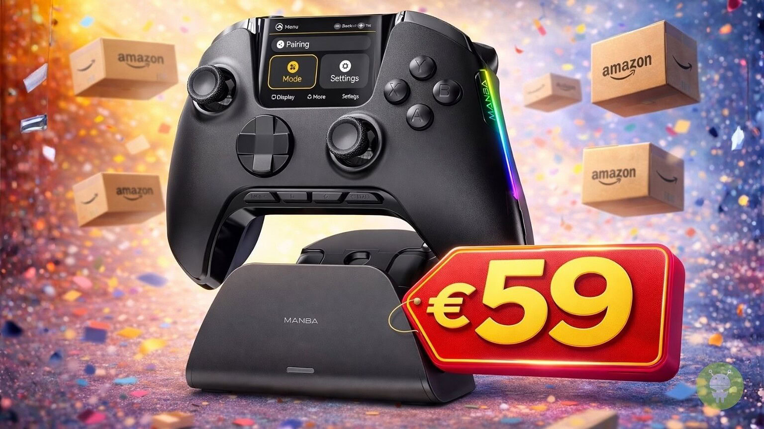 Amazon regala il controller ManbaOne con schermo integrato: è al minimo storico