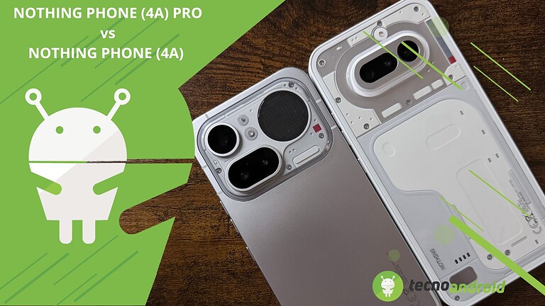 copertina confronto Nothing Phone (4a) Pro vs Phone (4a)