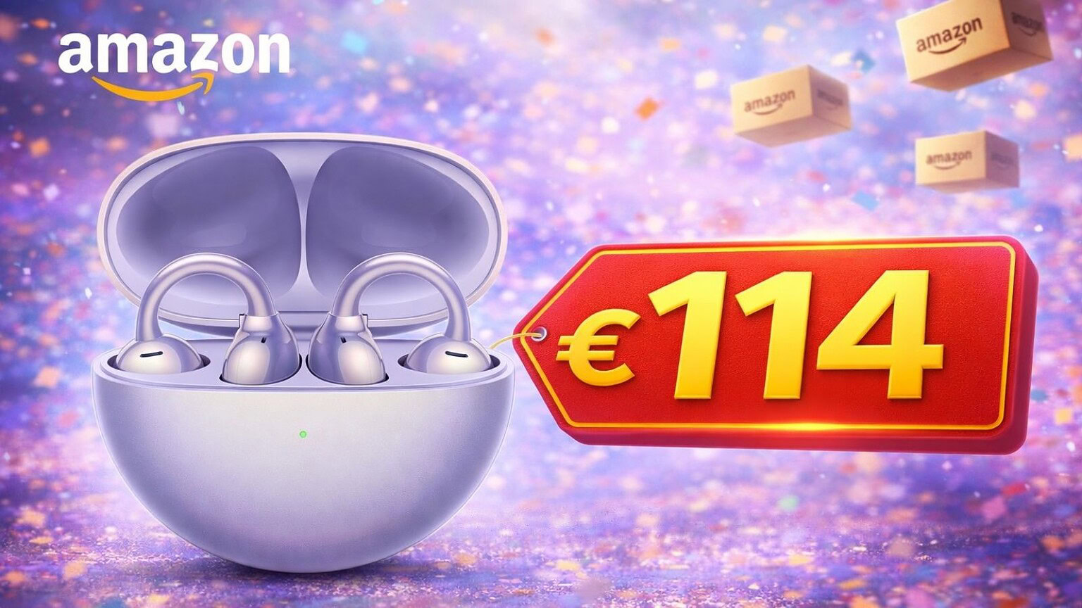 Amazon: Huawei FreeClip al prezzo più basso di sempre, sconto di 85 euro