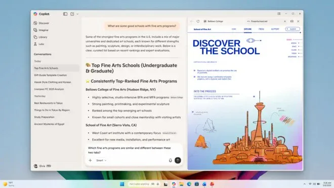 Copilot si aggiorna: ora apre i link in app senza usare il browser