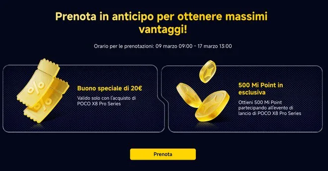 POCO X8 Pro e Pro Max: data ufficiale e sconti esclusivi al lancio