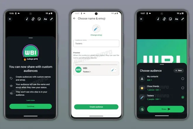 WhatsApp: in arrivo gli elenchi personalizzati per la condivisione degli stati_1