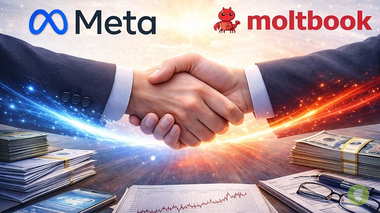 Meta acquisisce Moltbook, il social network popolato solo da agenti AI
